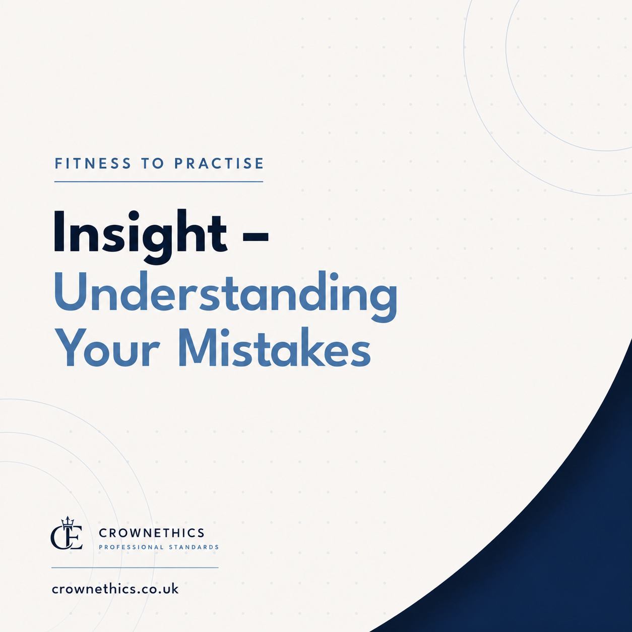 Insight - Understanding Your Mistakes