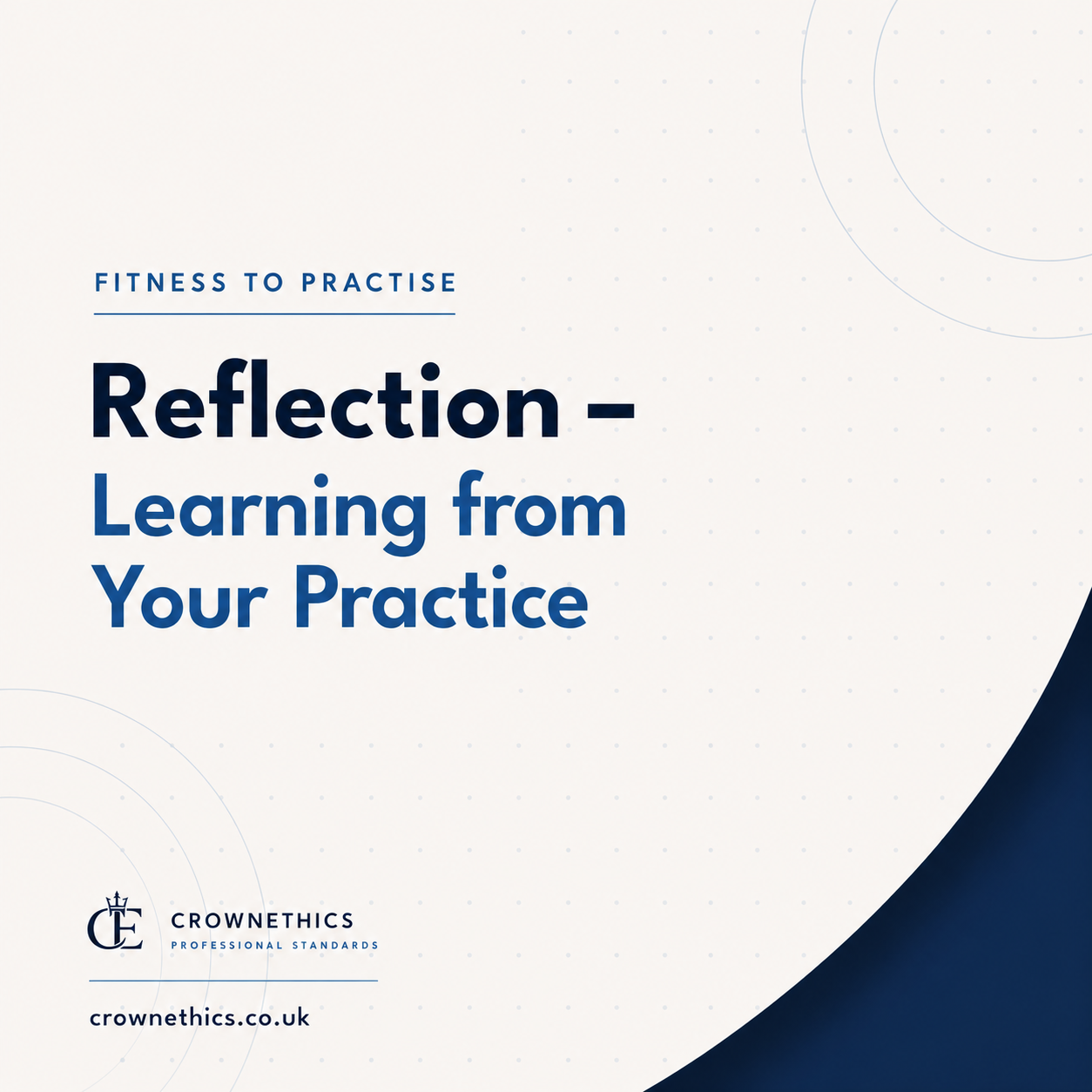 Reflection - Learning from Your Practice